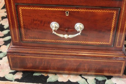 LATE 19TH CENTURY SHERATON REVIVAL DESK - ADDITIONAL PHOTO 16