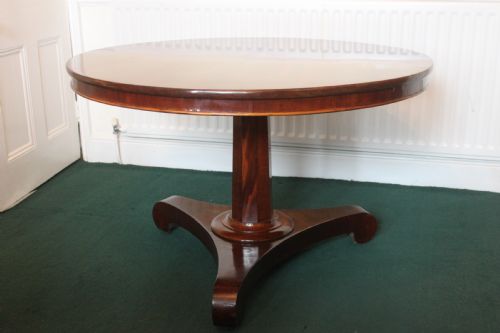 VICTORIAN MAHOGANY ROUND TABLE - ADDITIONAL PHOTO 8