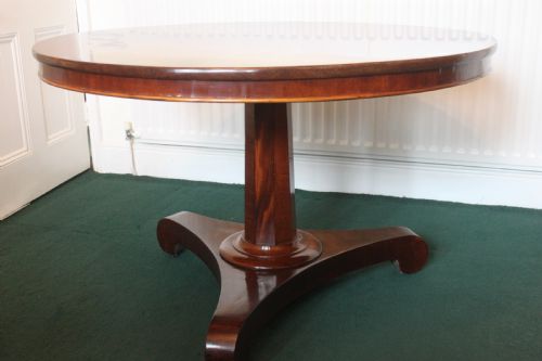 VICTORIAN MAHOGANY ROUND TABLE - ADDITIONAL PHOTO 9