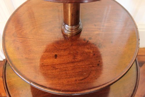 A GEORGE III MAHOGANY DUMB WAITER - ADDITIONAL PHOTO 6