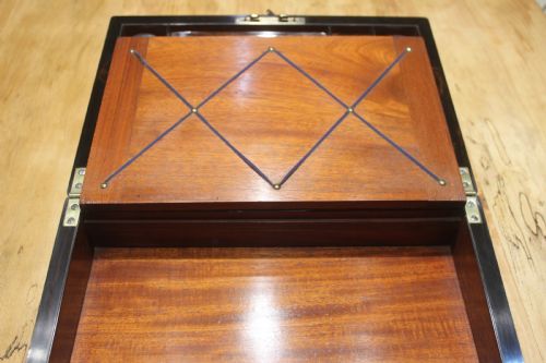 A FINE 19TH CENTURY COROMANDEL WRITING SLOPE - ADDITIONAL PHOTO 10
