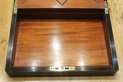 A FINE 19TH CENTURY COROMANDEL WRITING SLOPE - ADDITIONAL PHOTO 11