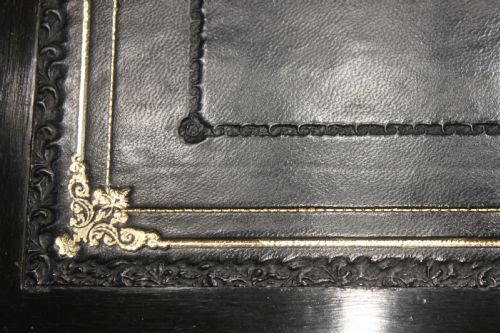 WRITING SLOPE BURR WALNUT BRASS BOUND WITH SECRET DRAWERS - ADDITIONAL PHOTO 7