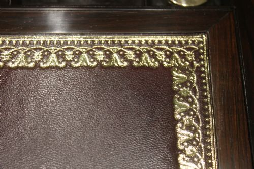 ROSEWOOD AND MOTHEROF PEARL INLAID WRITING SLOPE - ADDITIONAL PHOTO 12
