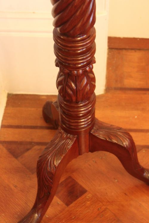 19TH CENTURY MAHOGANY TORCHIERE - ADDITIONAL PHOTO 2