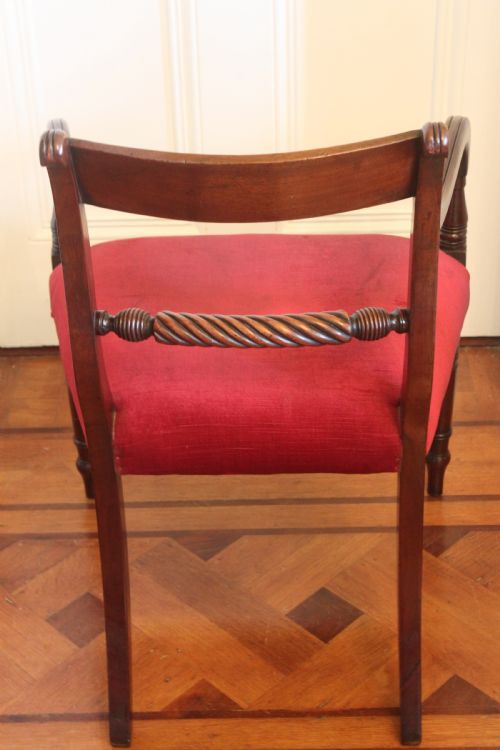 REGENCY ROPE BACK ARMCHAIR - ADDITIONAL PHOTO 3