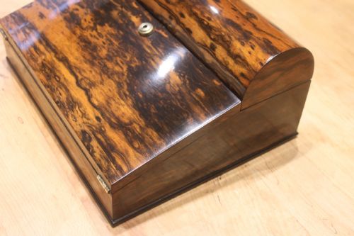 A COROMANDEL WRITING SLOPE BY MECHI BAZIN - ADDITIONAL PHOTO 2
