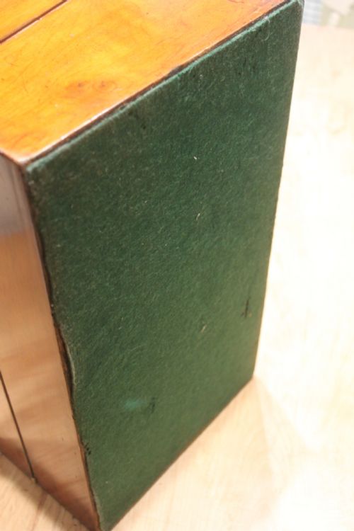 VICTORIAN WALNUT WRITING SLOPE WITH SECRET DRAWERS - ADDITIONAL PHOTO 15