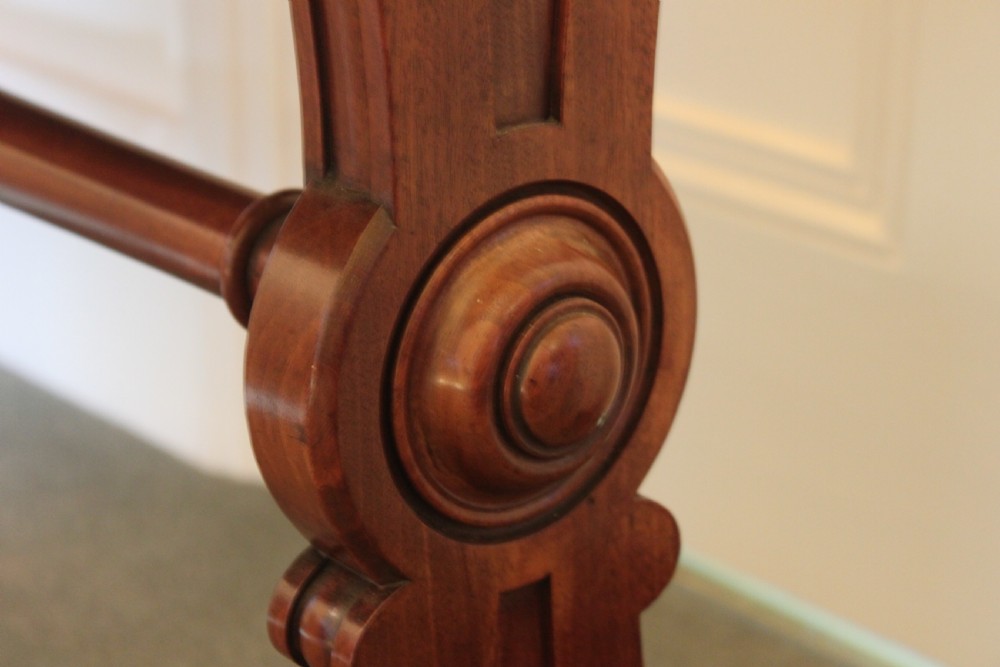 An early 19th century mahogany two drawer desk, writing or library table by Gillows of Lancaster View VIII