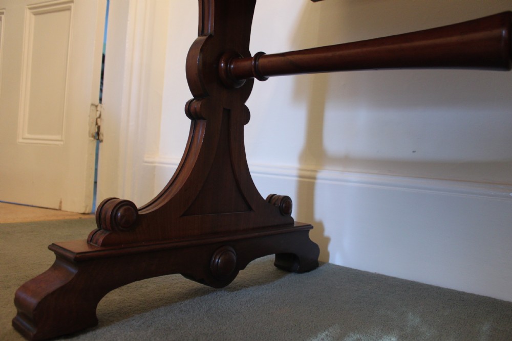 An early 19th century mahogany two drawer desk, writing or library table by Gillows of Lancaster View XI