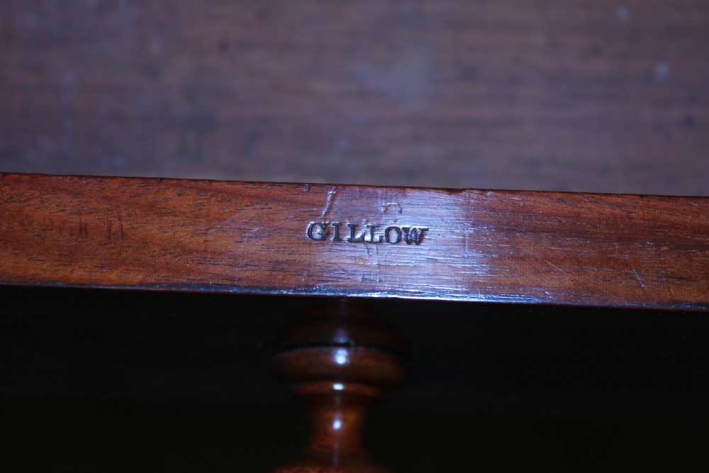 An early 19th century mahogany two drawer desk, writing or library table by Gillows of Lancaster View XV