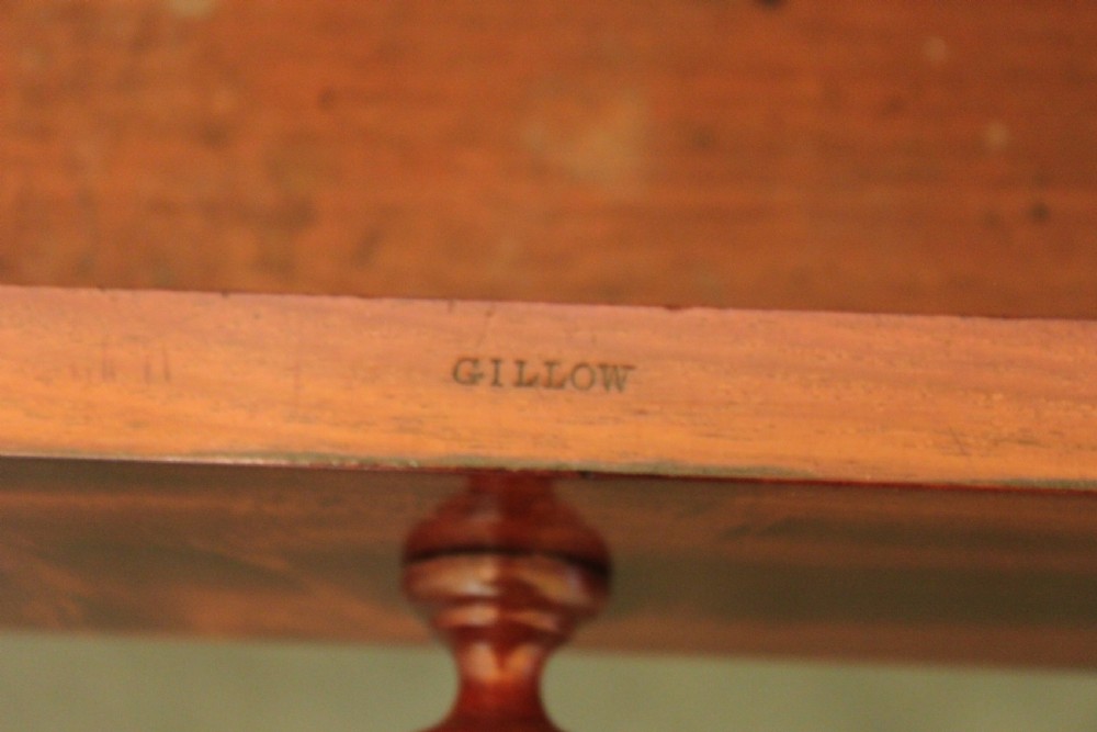 An early 19th century mahogany two drawer desk, writing or library table by Gillows of Lancaster View XVI