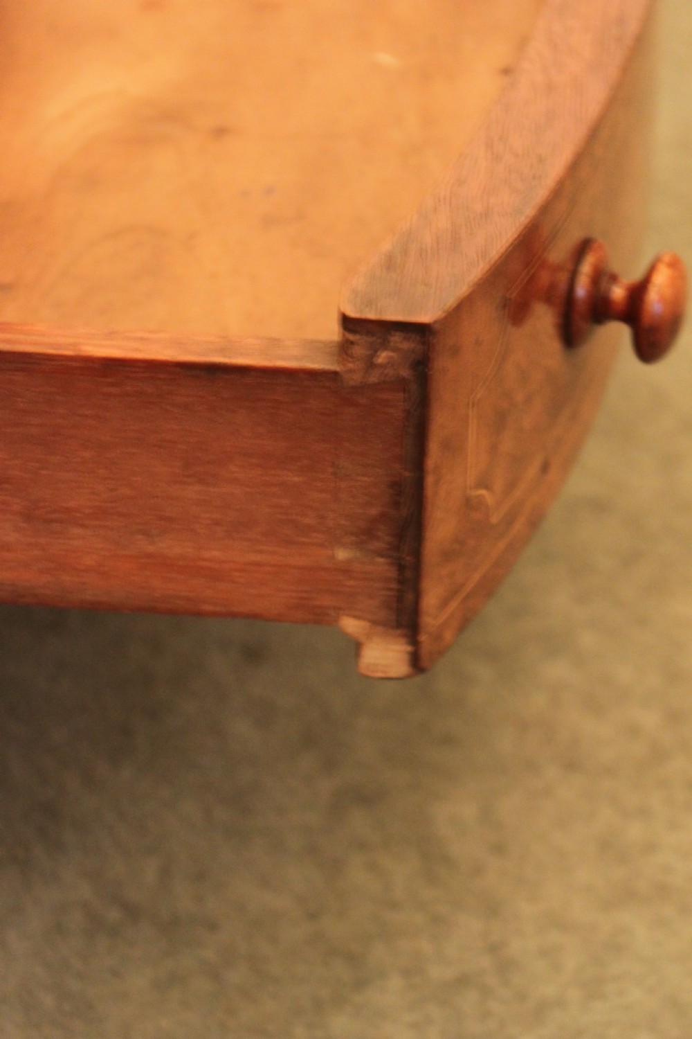 A superb quality early Victorian walnut inlaid Canterbury what-not View IX