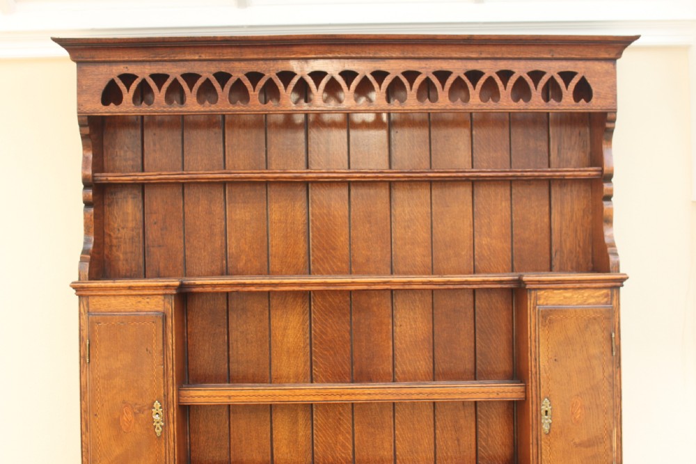 18th century oak and inlaid dresser View IV