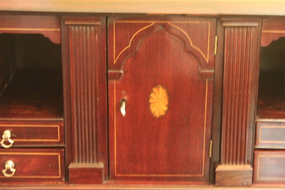 George III period mahogany bureau View V