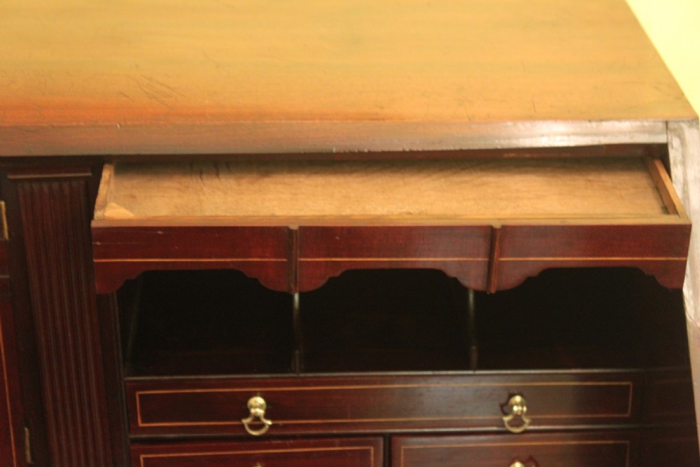 George III period mahogany bureau View VIII
