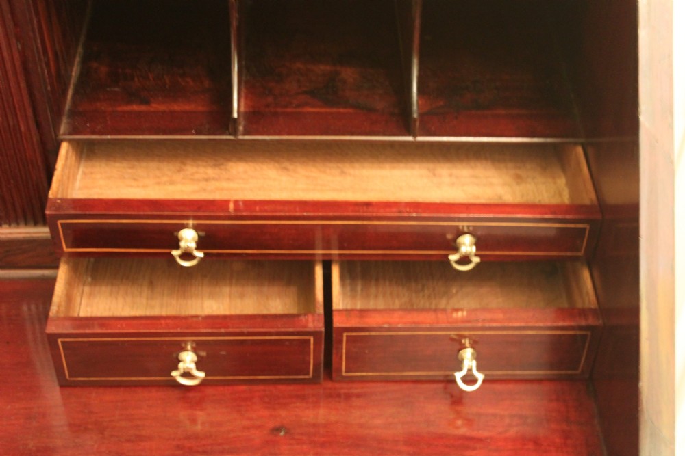George III period mahogany bureau View X