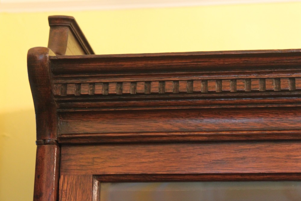 A 5-section oak Lebus (Globewernicke type) bookcase. View VI