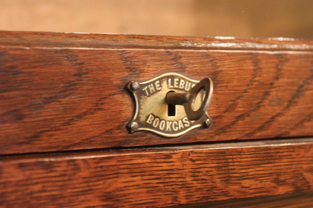 A 5-section oak Lebus (Globewernicke type) bookcase. View VII