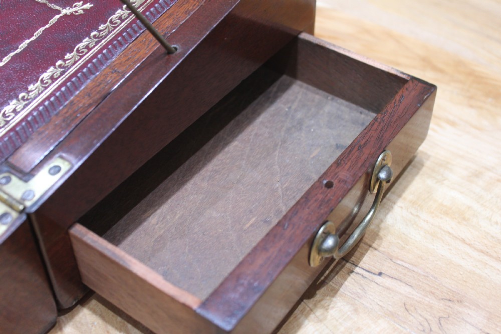 Early 19th century Georgian writing slope  View VII