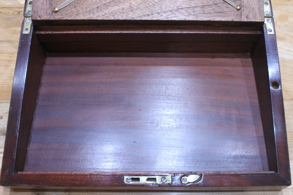Early 19th century Georgian writing slope  View X
