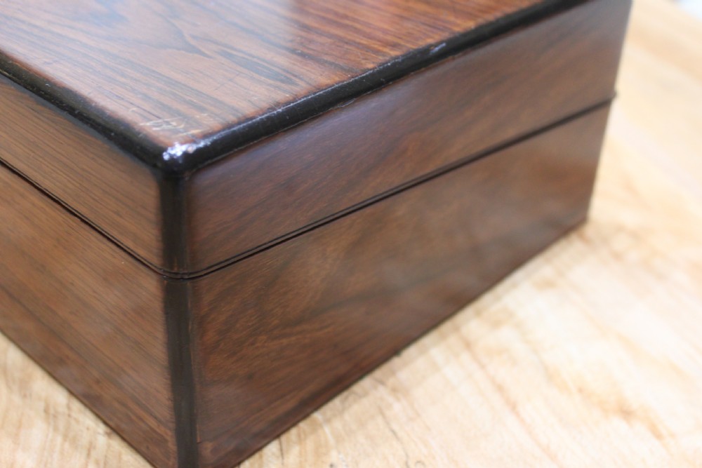 A Victorian rosewood writing slope View III