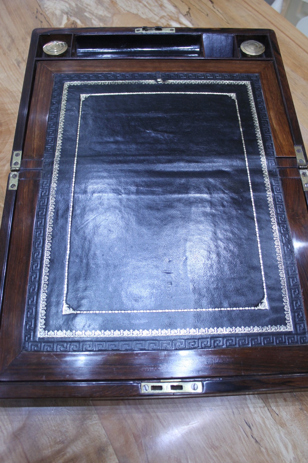 A Victorian rosewood writing slope View VI