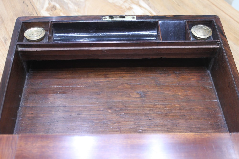 A Victorian rosewood writing slope View VII