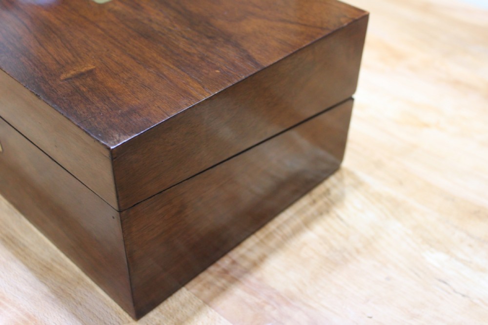 A Victorian walnut writing slope View III