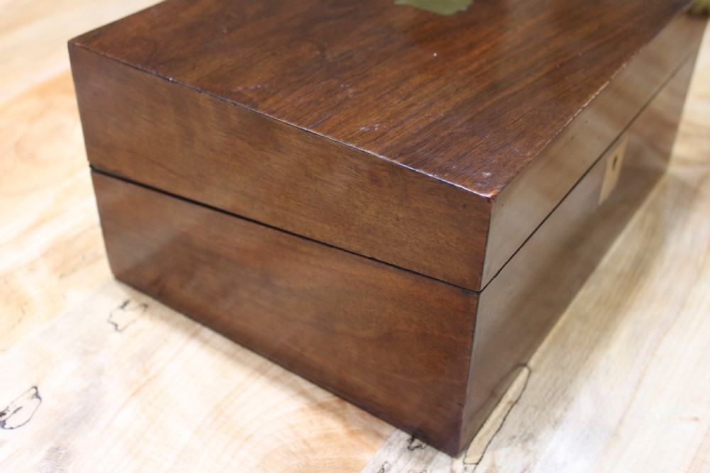 A Victorian walnut writing slope View IV