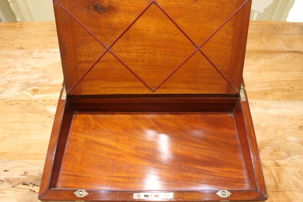 19th century Victorian mahogany writing slope View VIII