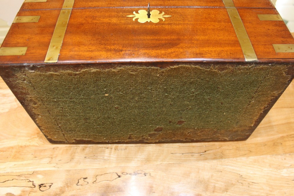 19th century Victorian mahogany writing slope View XII