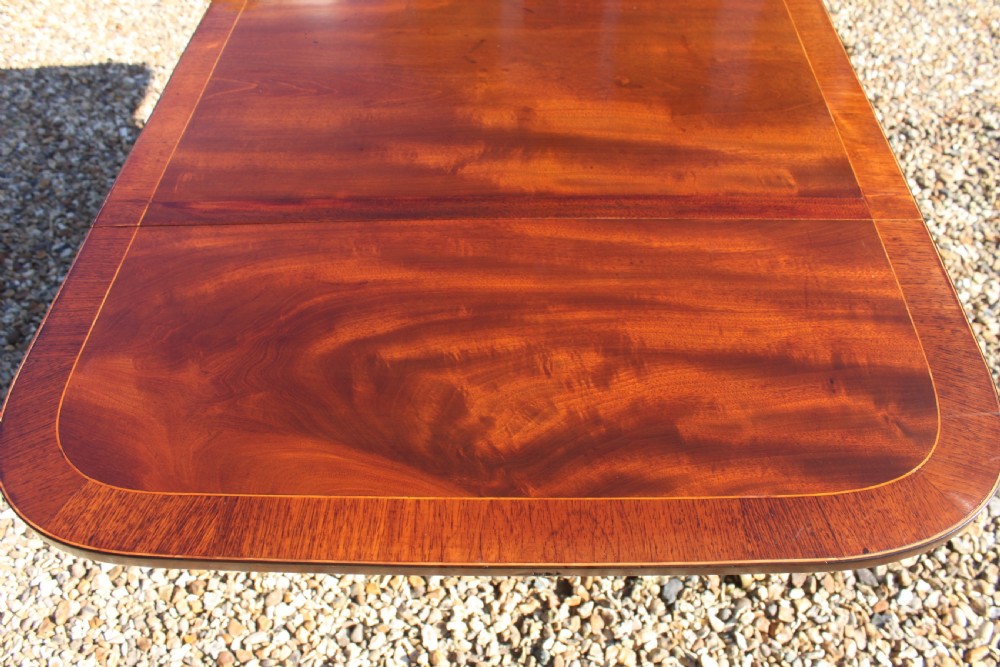 Late 18th century mahogany and inlaid sofa table View XI