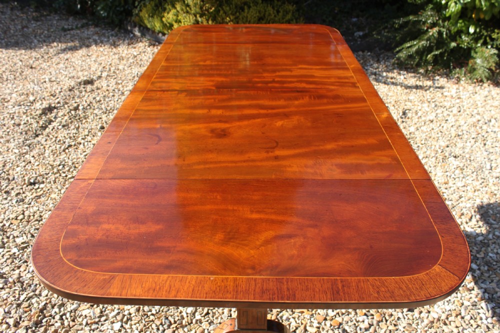 Late 18th century mahogany and inlaid sofa table View XII