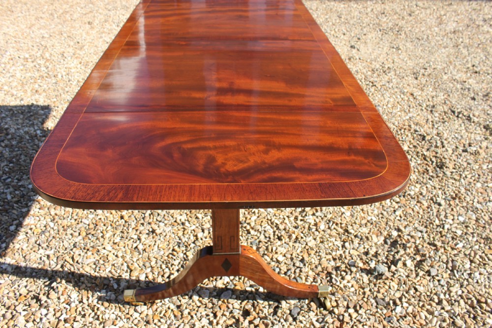 Late 18th century mahogany and inlaid sofa table View XIV