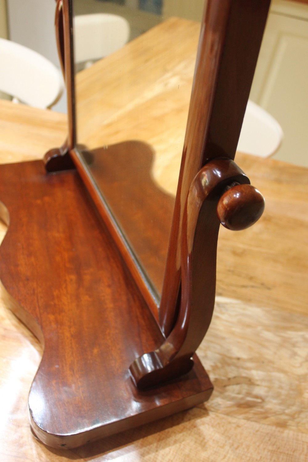 19th century mahogany dressing mirror View III
