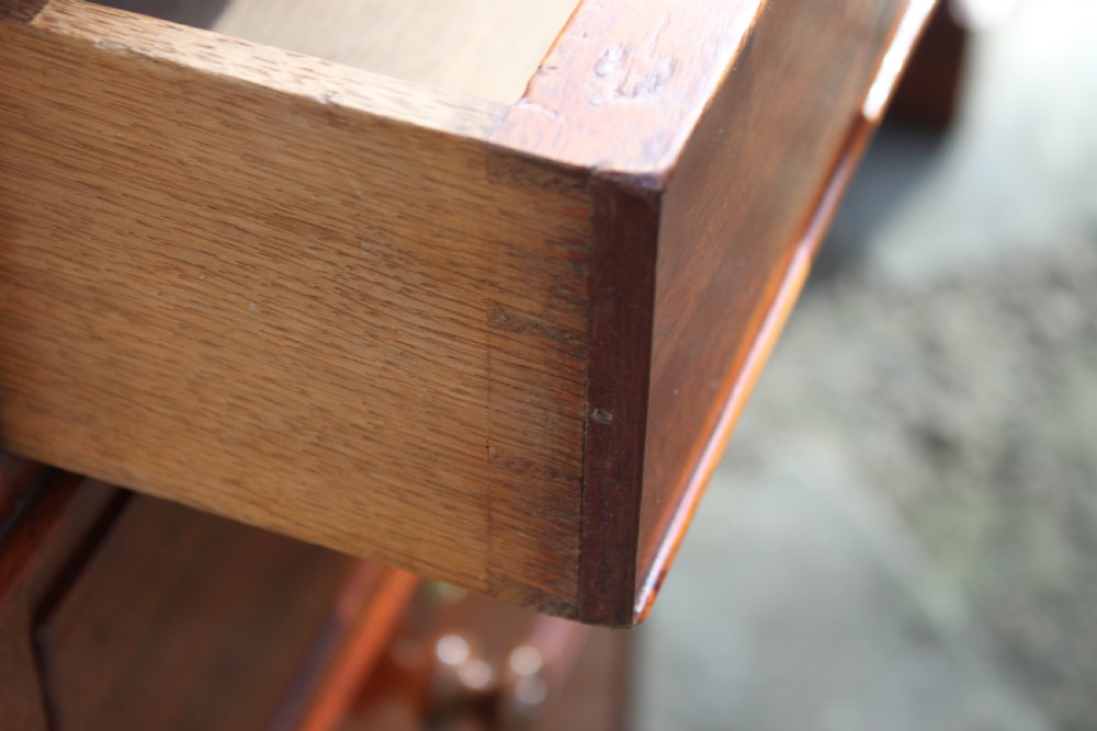 George IV period mahogany pedestal partners desk View IX