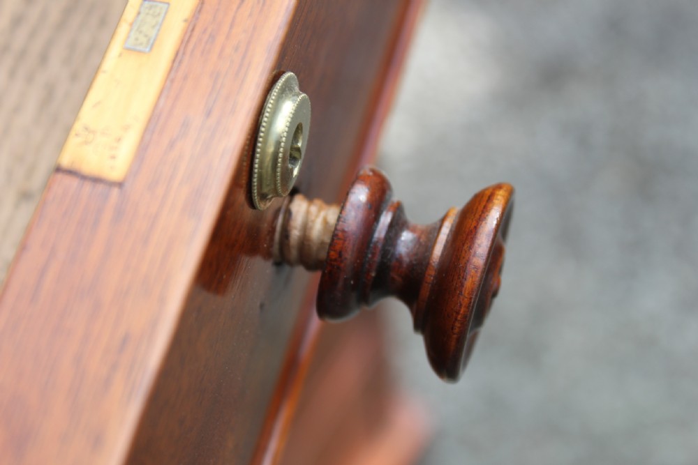 George IV period mahogany pedestal partners desk View XII