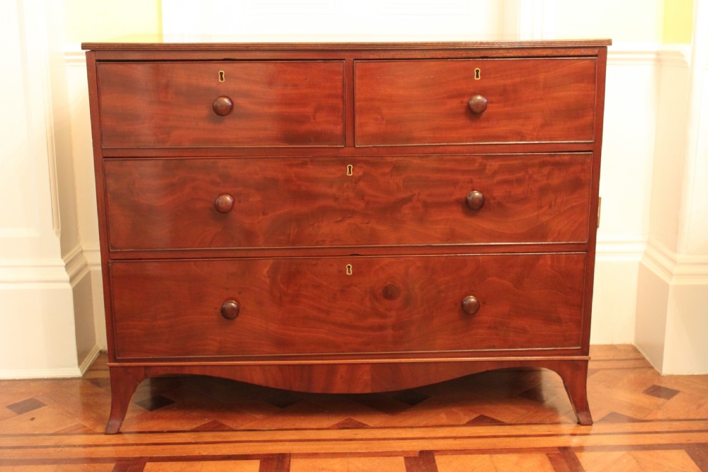 A George IV period mahogany chest