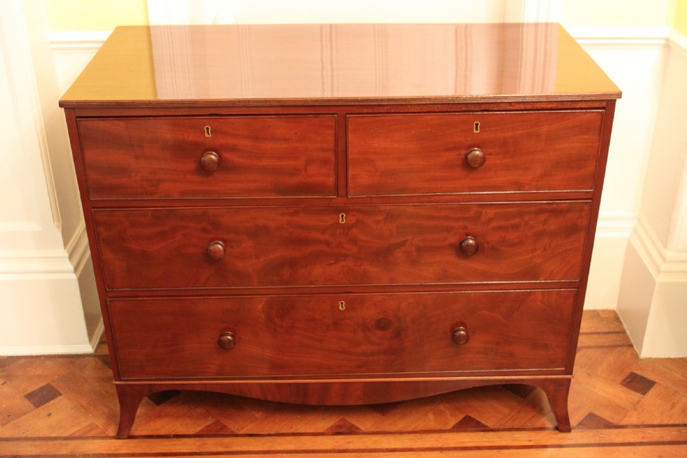 A George IV period mahogany chest View II