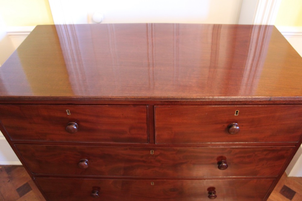A George IV period mahogany chest View III