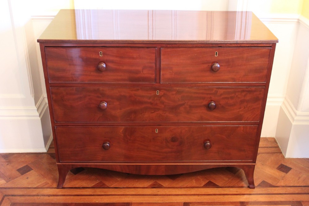 A George IV period mahogany chest View IV