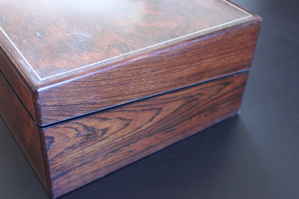 19th century Rosewood writing slope View IV