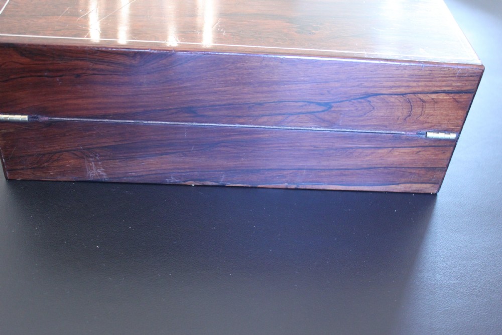 19th century Rosewood writing slope View V