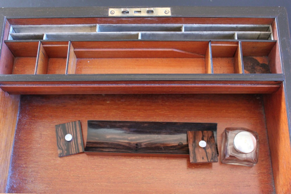19th century Rosewood writing slope View VI