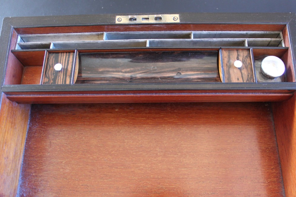 19th century Rosewood writing slope View VII