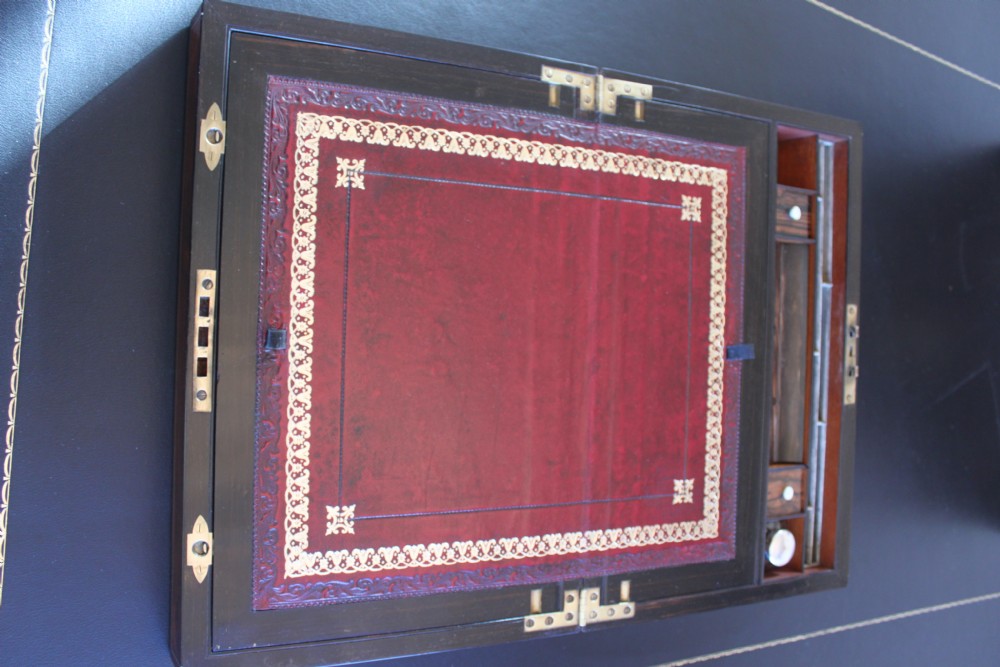 19th century Rosewood writing slope View XII