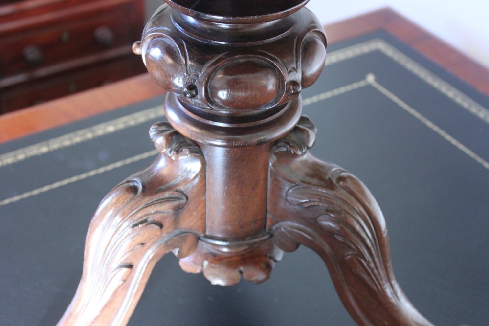 Victorian walnut revolving piano stool View IV