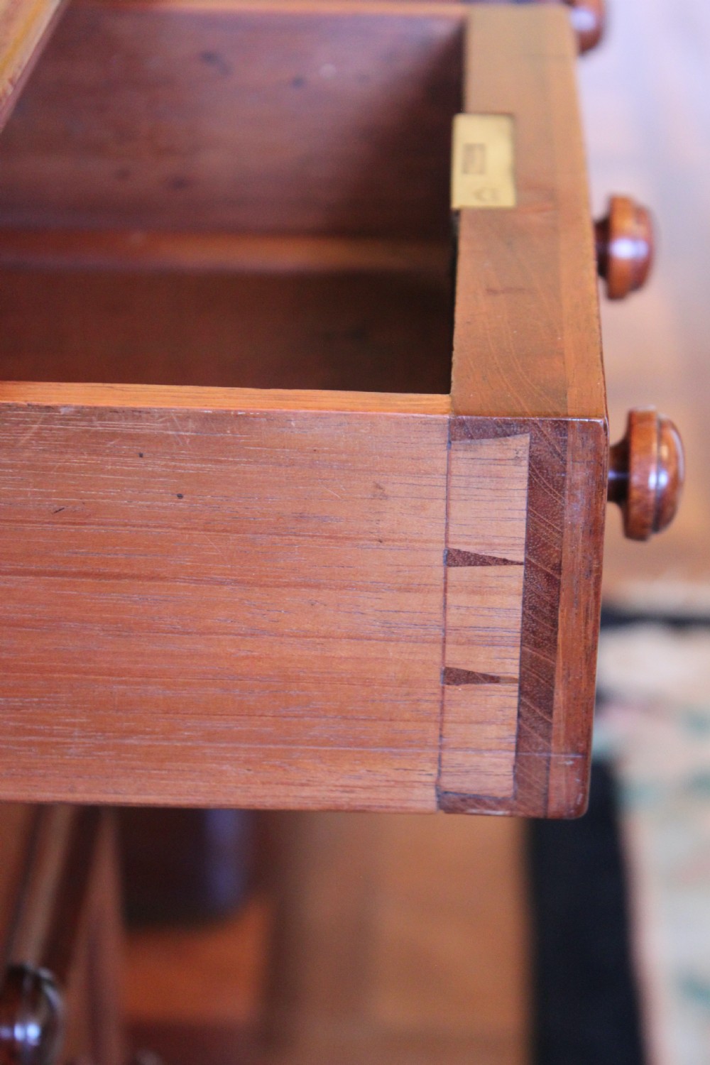 Victorian mahogany pedestal desk View X
