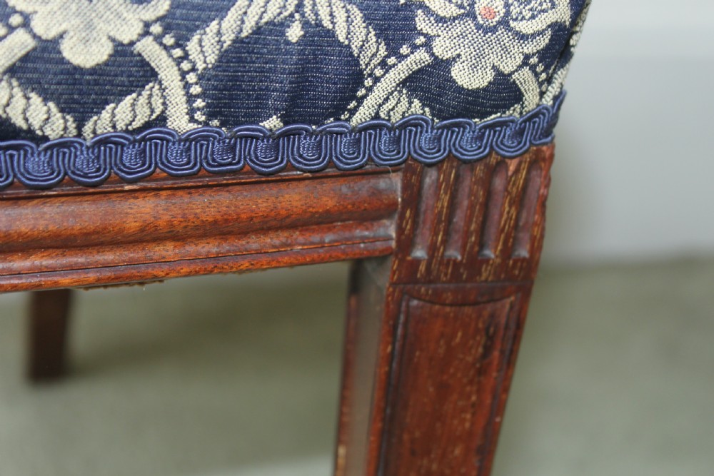 Fine pair of Edwardian hall chairs View VI